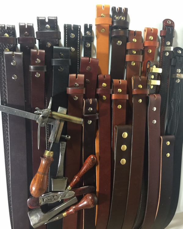 Leather Belt Without Buckle
